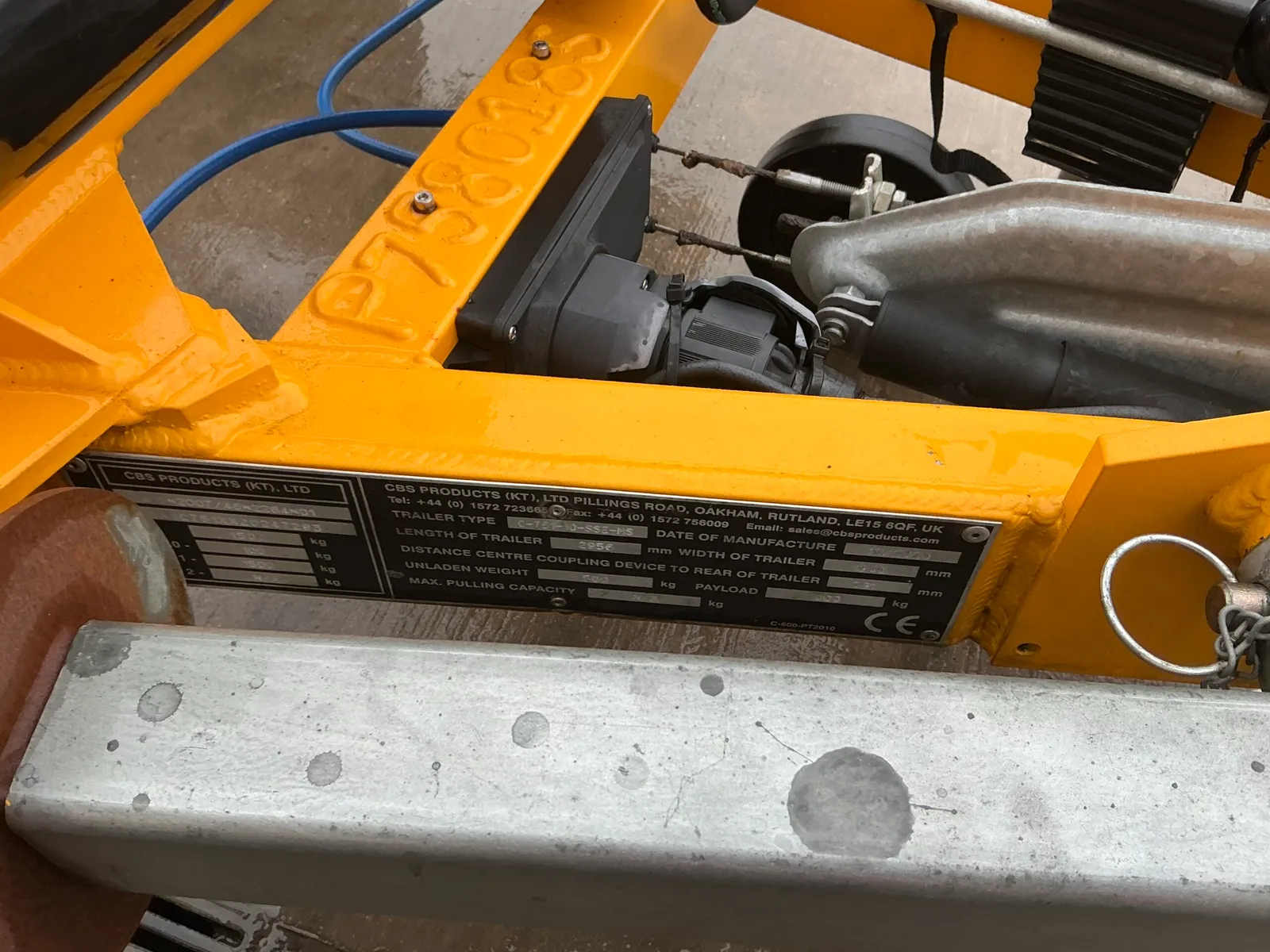 CBS 751-10 Cable Reel Trailer (ST25908)