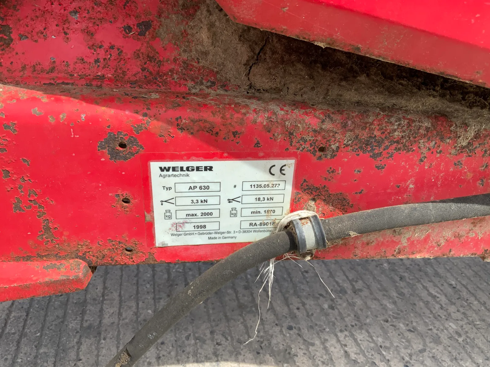 Welger /Lely AP630 Conventional Baler (ST26983)